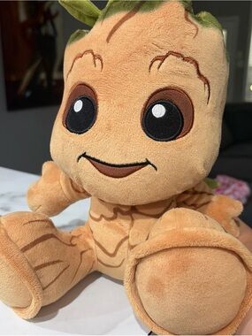 Disney Baby Groot Plush - Light Brown and Green Reptile Plush